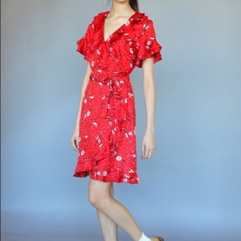 Karen Walker “Hi There” cherry blossom dress